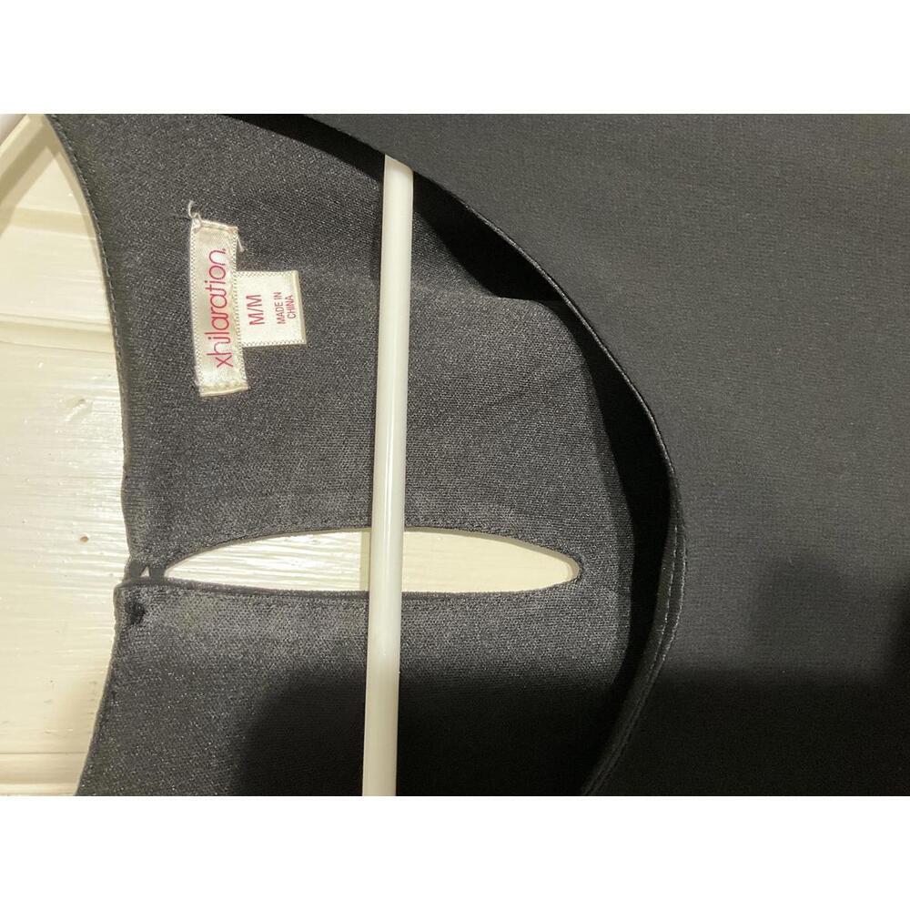 Xhilaration black long sleeve Medium Blouse shirt - Picture 3 of 10